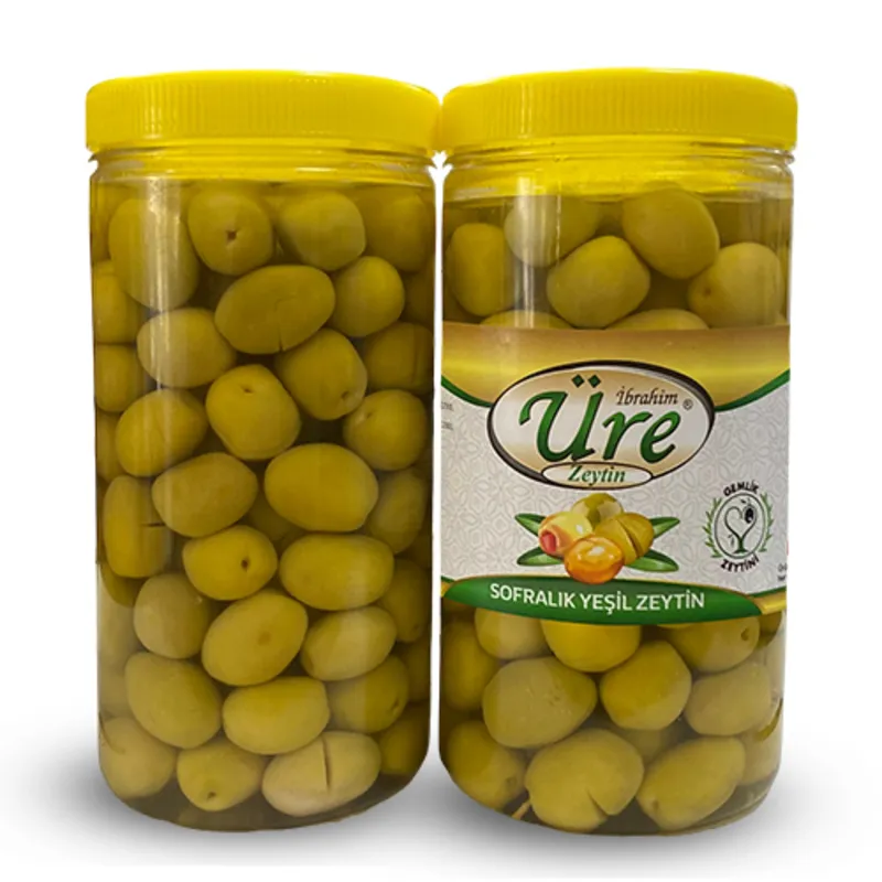 Üre Domat Kırma Yeşil Zeytin 1kg