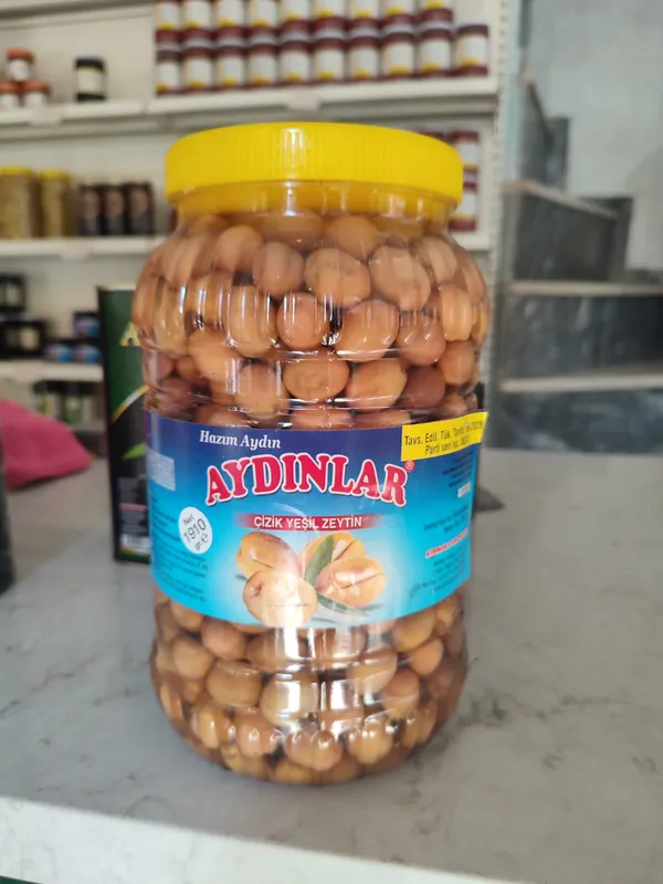 Aydınlar Doğal  Çizik Yeşil Zeytin Net 1910 gr