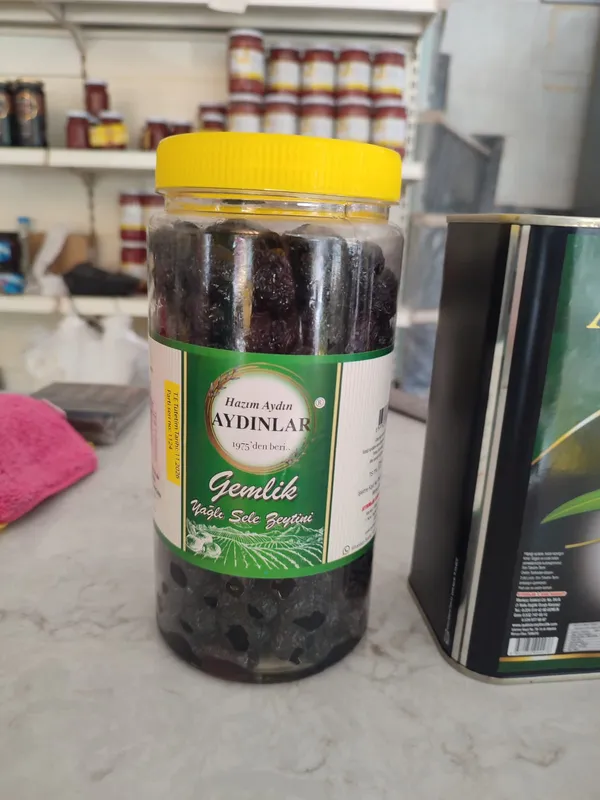1 Kiloluk Hakiki Siyah Sele Zeytin 