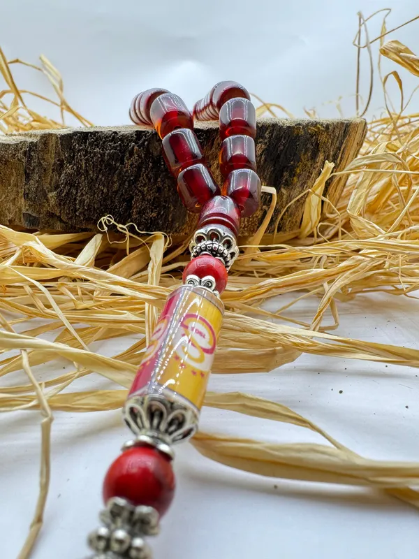 Galatasaray Logo Tasarımlı El Yapımı Tesbih