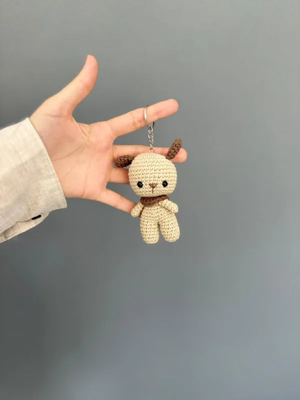El Yapımı Amigurumi Ayıcık Anahtarlık Sevimli ve Özel Hediye Fikri