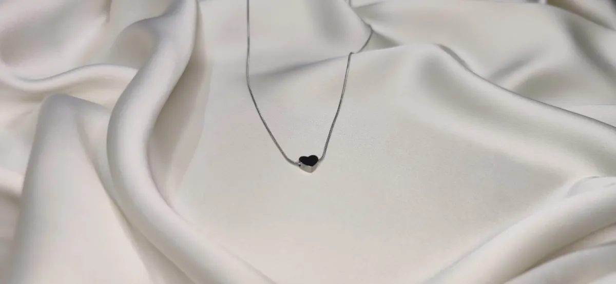 Modern Tasarım Paslanmaz Çelik minimal kalpli kolye