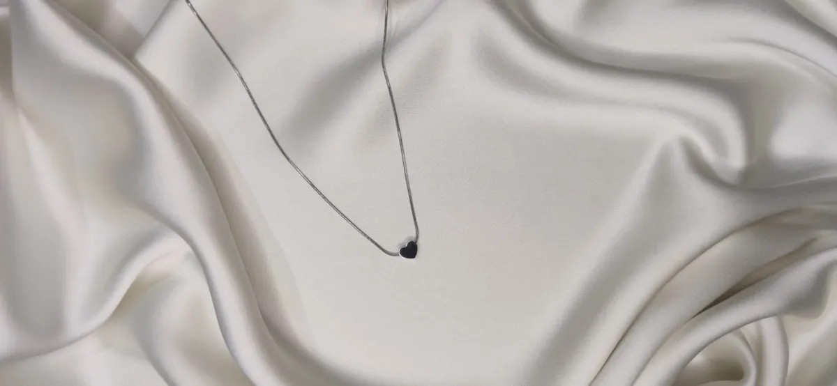 Modern Tasarım Paslanmaz Çelik minimal kalpli kolye