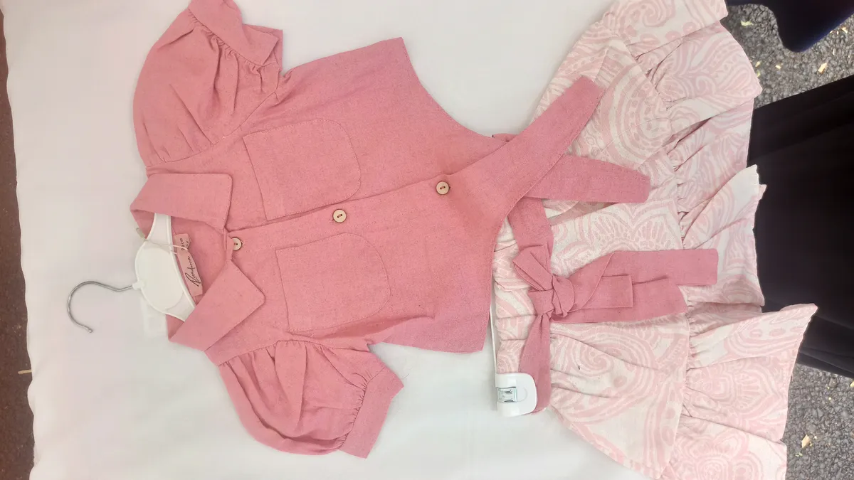 pembe etekli keten takımlarımız stok mevcuttur