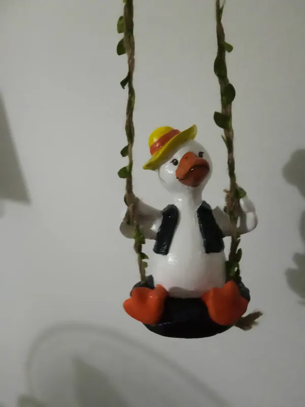 Duffy duck ördek bahçe veya balkon süsü 