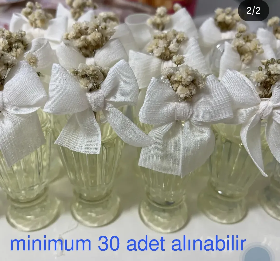 Söz nişan kına nikah düğün mevlüt her konsepte uygun hediyelik 30 adet