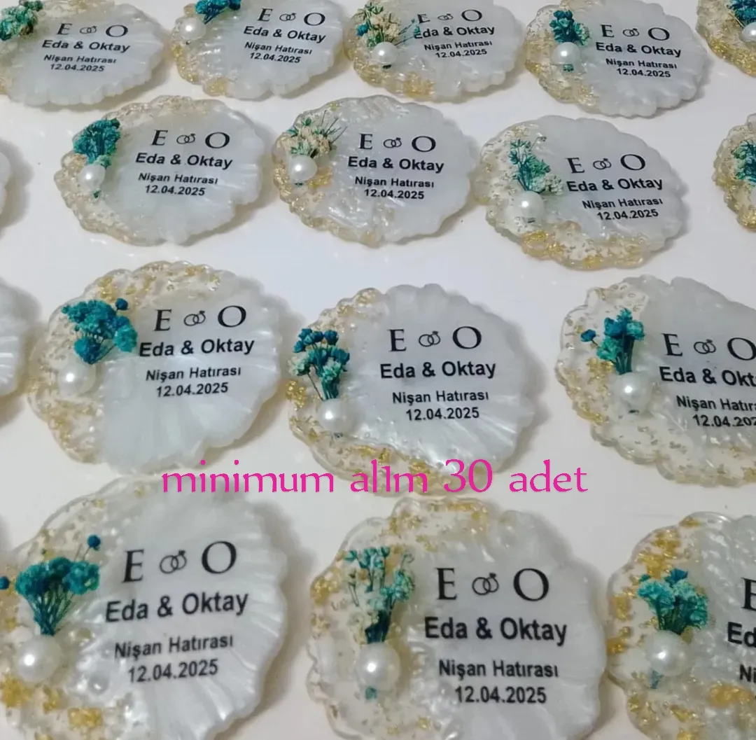 Söz Nişanlıkta Kına Hediyelik Magnet 30 Adet