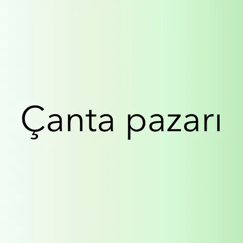 Çanta pazarı
