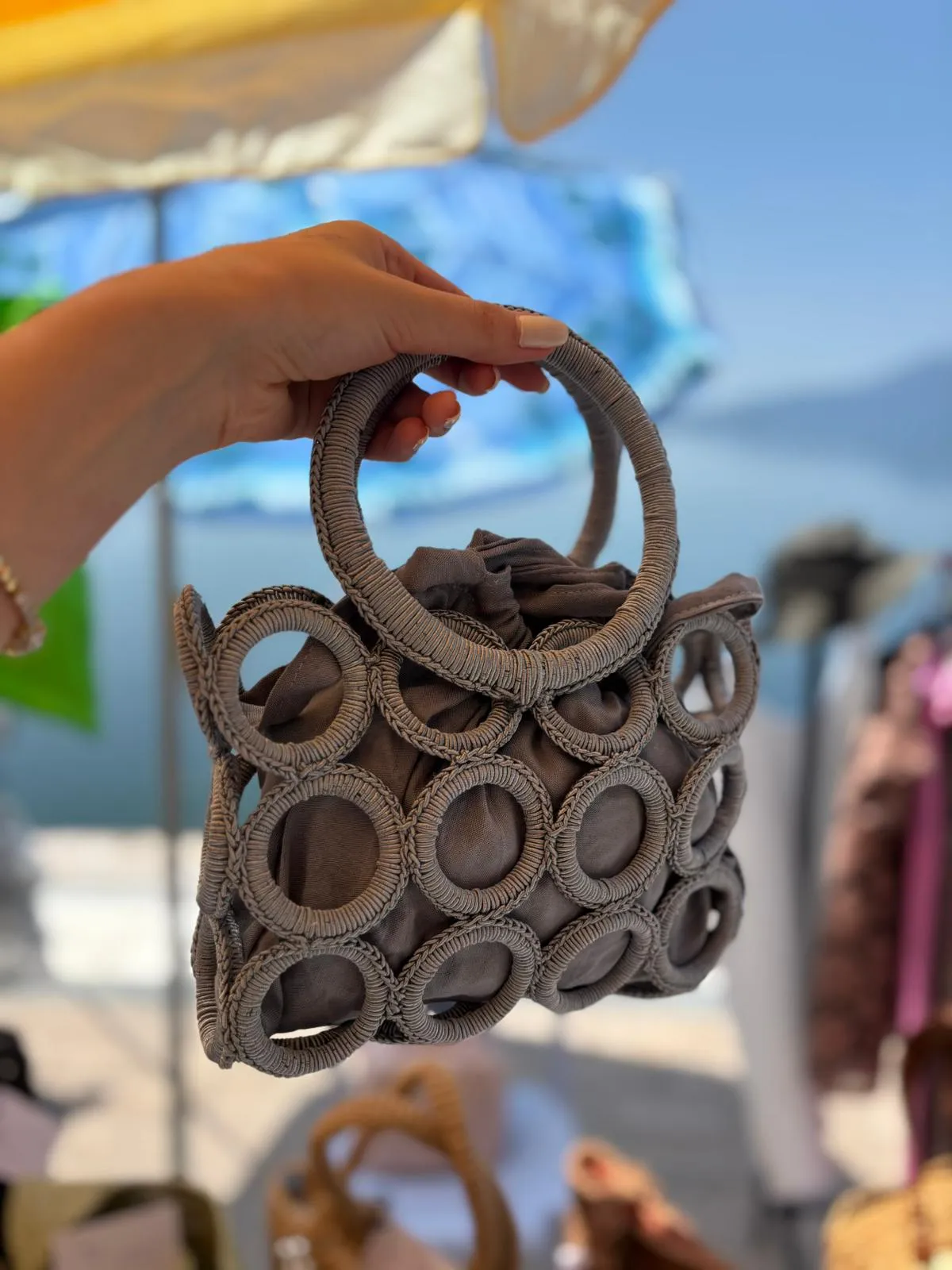 İçi Keseli Halka Çanta
