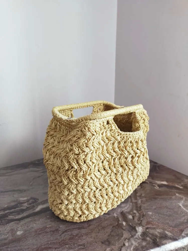 Örgü Clutch Çanta